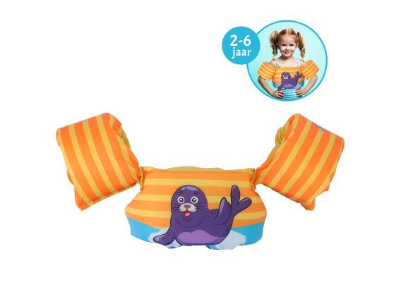 Comfortpool Floaty Friends puddle jumper - Zeehond | Kinderzwemvest | Praktisch en comfortabel