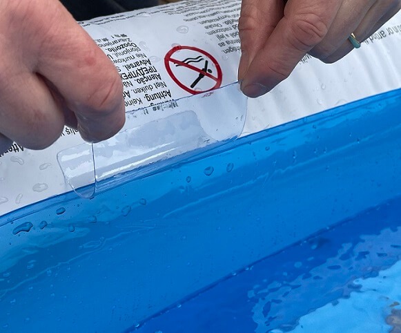 Bedhoogte Waterproof tape zwembad